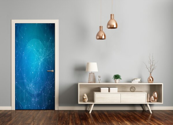 Fototapeta samolepiace na dvere hviezdokopa 75x205 cm