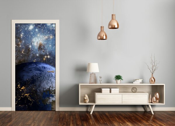 Fototapeta samolepiace na dvere Planéta Zem 75x205 cm