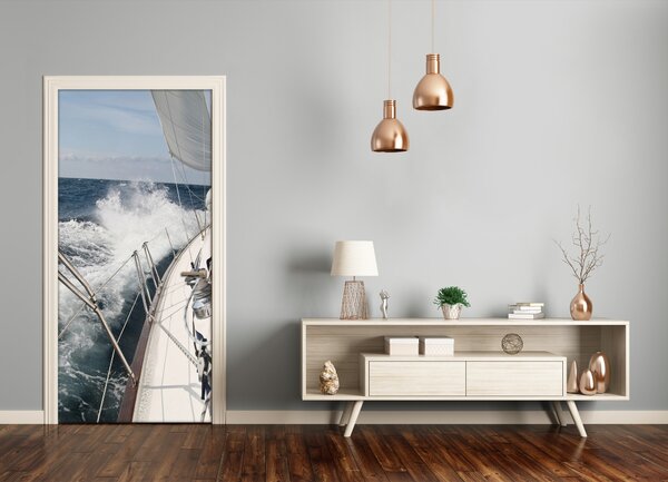 Fototapeta samolepiace na dvere jachta 85x205 cm