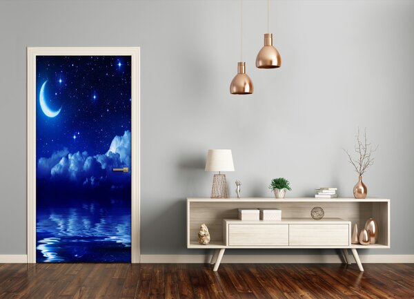 Fototapeta samolepiace na dvere nočné nebo 75x205 cm