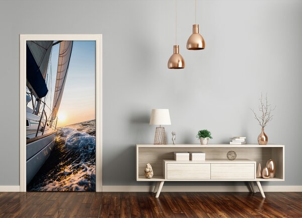 Fototapeta samolepiace na dvere jachta 85x205 cm