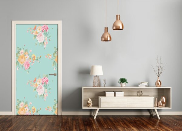 Fototapeta samolepiace na dvere kvety 75x205 cm