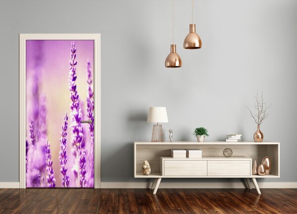 Fototapeta samolepiace na dvere levanduľa 85x205 cm