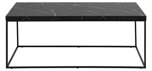 Actona Konferenčný stolík Barossa 110 cm čierny mramor/čierny