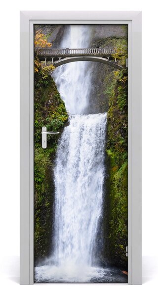 Fototapeta samolepiace na dvere vodopád Most 75x205 cm