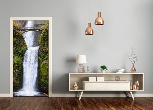 Fototapeta samolepiace na dvere vodopád Most 75x205 cm