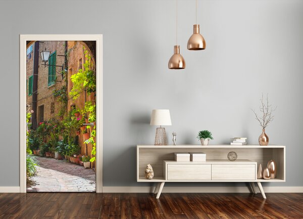 Fototapeta samolepiace na dvere stará ulička 75x205 cm