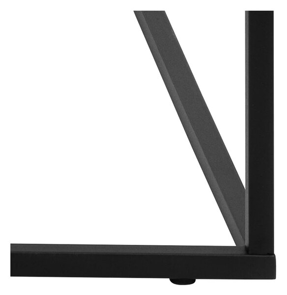 Actona Konferenčný stolík Barossa 110 cm čierny mramor/čierny