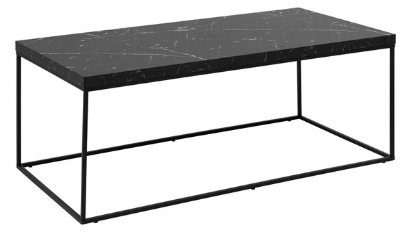 Actona Konferenčný stolík Barossa 110 cm čierny mramor/čierny