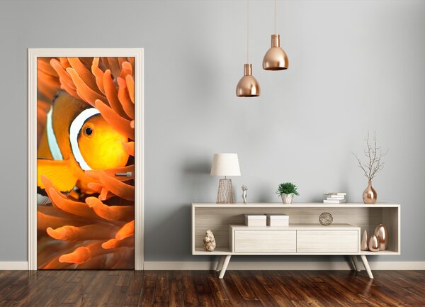 Fototapeta samolepiace na dvere bláznivá ryba 75x205 cm