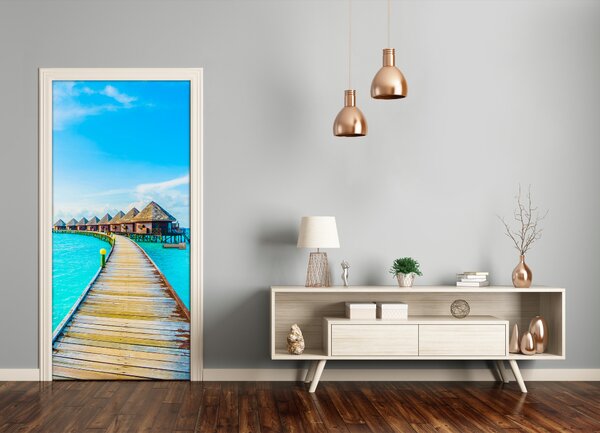 Fototapeta samolepiace na dvere tropické more 75x205 cm