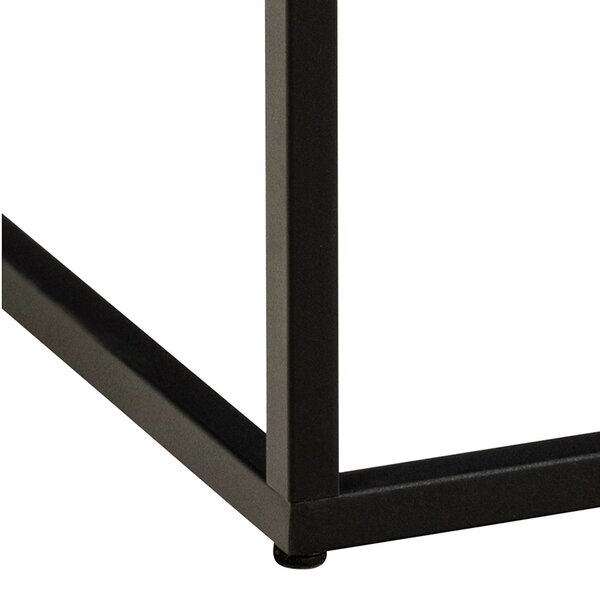 Actona Konferenčný stolík Barossa 60 cm čierny mramor/čierny