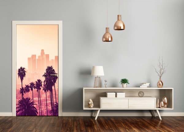 Fototapeta samolepiace dvere Los Angeles mesto 85x205 cm