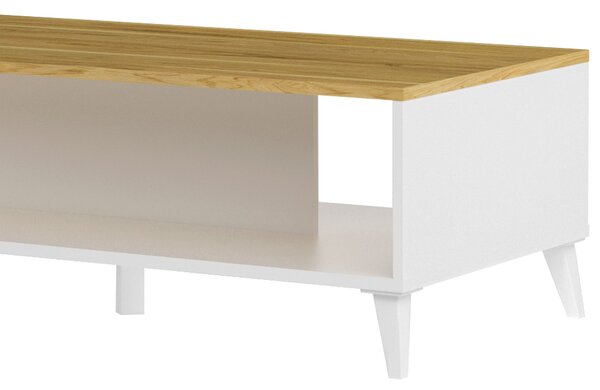 Szynaka Konferenčný stolík Barris 41 120 cm orech americký/biely
