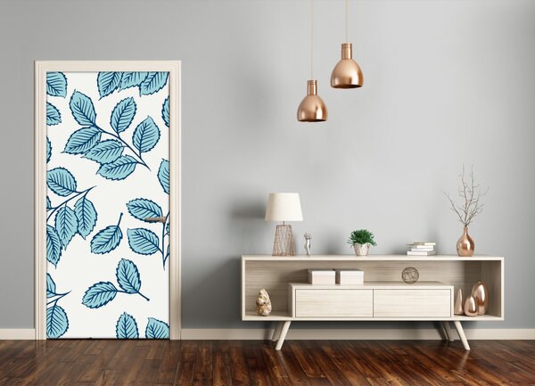 Samolepiace fototapety na dvere listy 75x205 cm