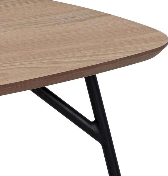 Actona Konferenčný stolík Caracas 120 cm dub olejovaný/čierny
