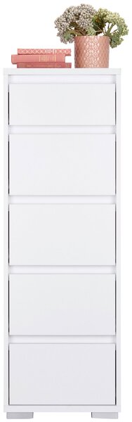 KOMODA, biela, 40/120/48 cm Carryhome - Komody