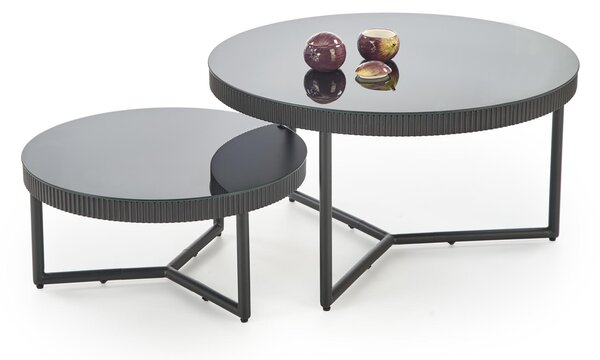 HALMAR Konferenčný stolík Cosmo 80 cm čierny
