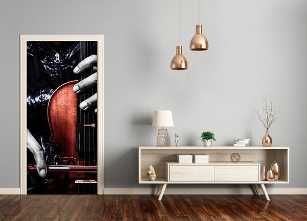 Fototapeta na dvere hudba husle 85x205 cm