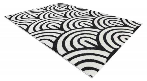 Dywany Łuszczów , AKCIA: 160x220 cm Kusový koberec Mode 8629 cream/black, biela, kancelária