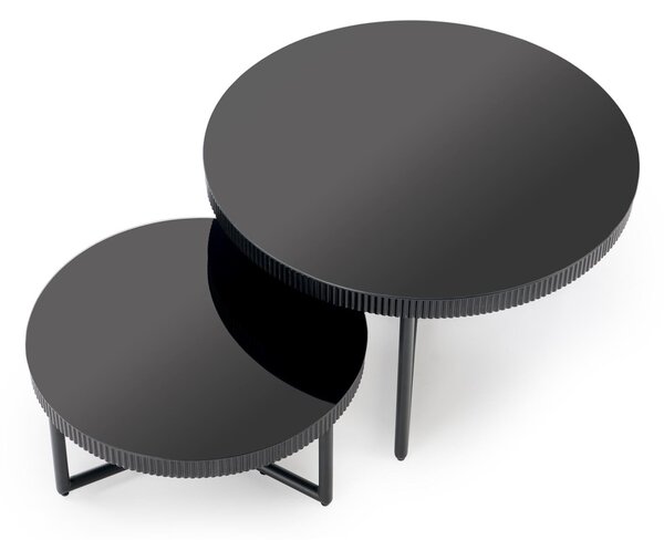 HALMAR Konferenčný stolík Cosmo 80 cm čierny