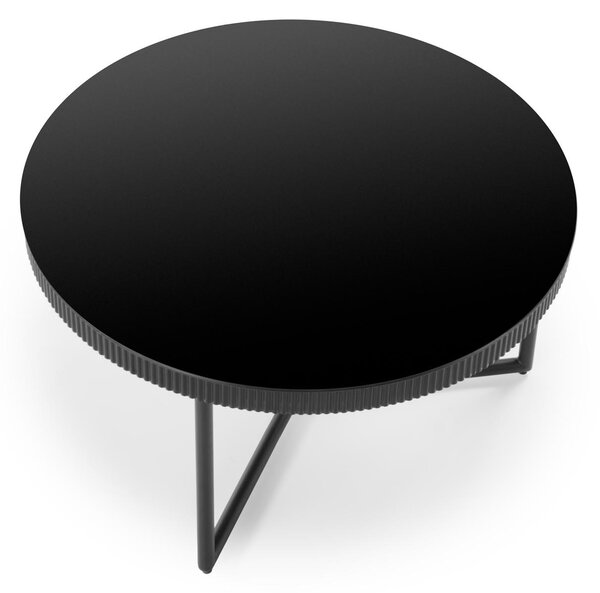 HALMAR Konferenčný stolík Cosmo 80 cm čierny