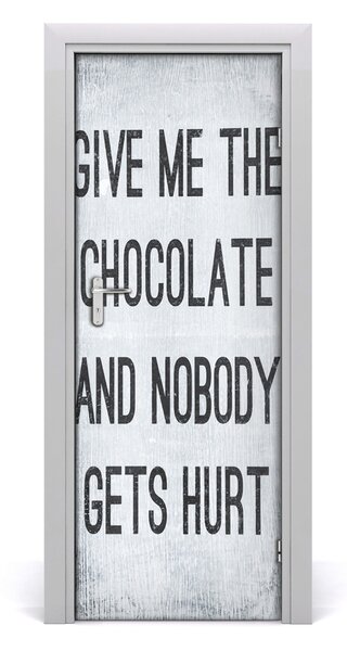 Fototapeta na dvere čokoláda 75x205 cm