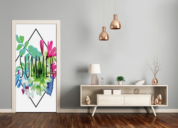 Fototapeta samolepiace na dvere leto 75x205 cm