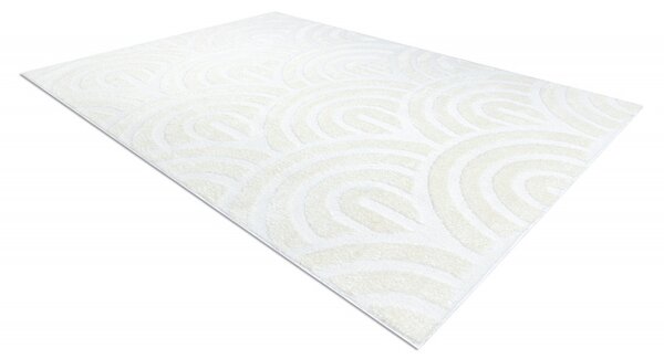 Dywany Łuszczów , Kusový koberec Mode 8629 cream, 80x150, biela, kancelária