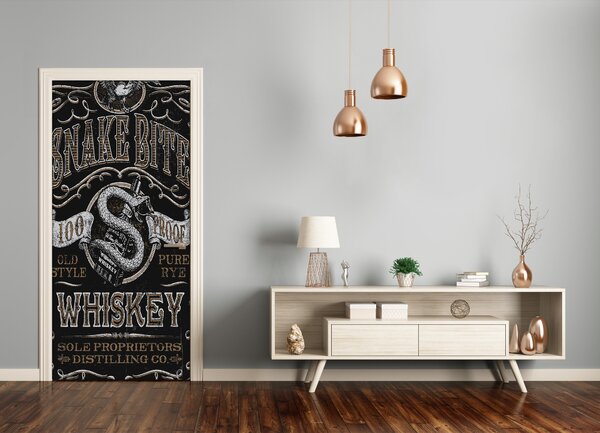 Fototapeta na dvere whiskey 95x205 cm