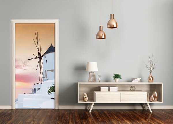 Fototapeta samolepiace na dvere Santorini Grécko 95x205 cm