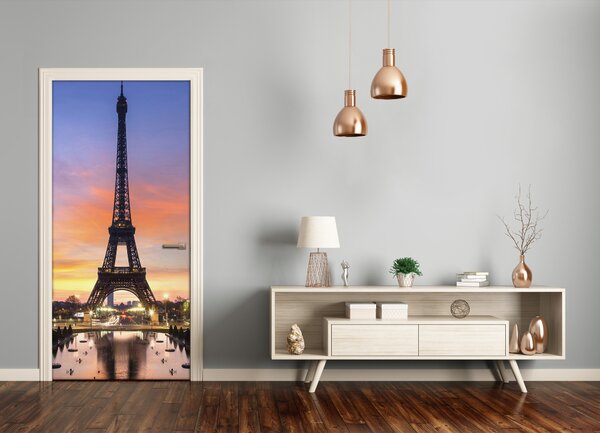 Fototapeta samolepiace na dvere Eiffelova veža 75x205 cm