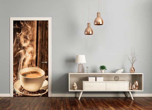 Fototapeta na dvere samolepiace aromatická káva 85x205 cm