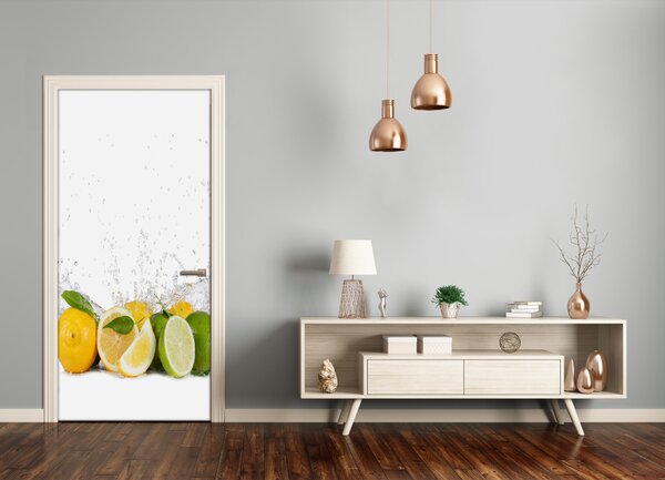 Fototapeta na dvere do domu samolepiace citrusy 85x205 cm