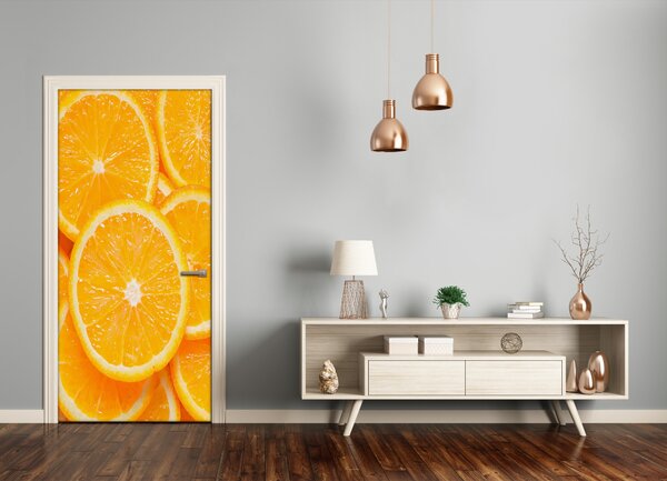 Fototapeta na dvere samolepiace pomaranče 75x205 cm