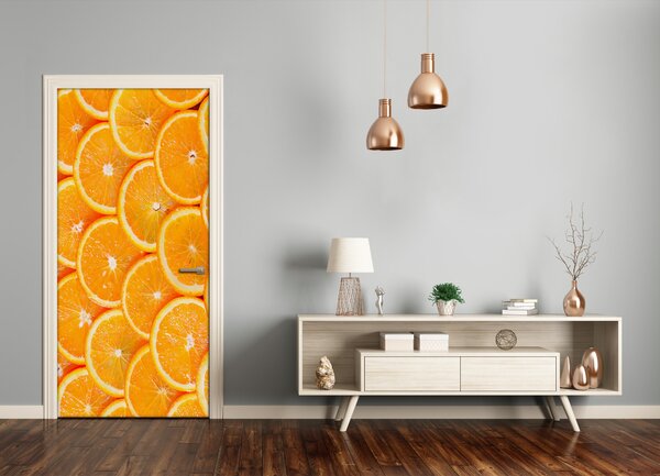 Fototapeta na dvere samolepiace pomaranče 75x205 cm