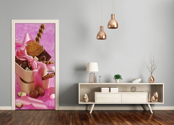 Fototapeta na dvere samolepiace sladkosti 85x205 cm