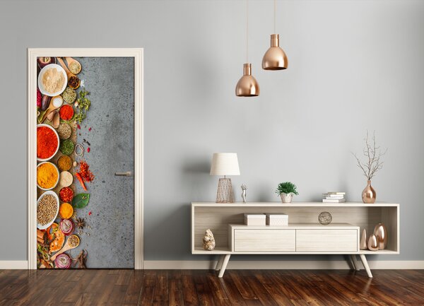 Fototapeta na dvere samolepiace Kolorowe korenie 85x205 cm