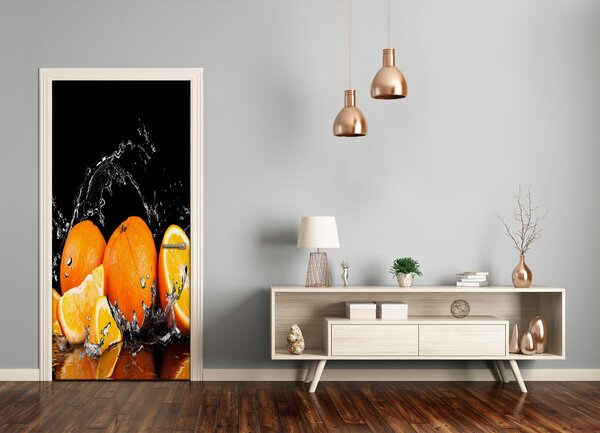 Fototapeta na dvere samolepiace pomaranče 95x205 cm