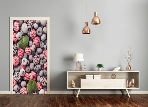 Fototapeta na dvere samolepiace mrazené ovocie 85x205 cm