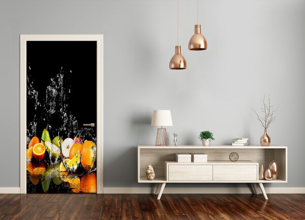Fototapeta na dvere do domu samolepiace ovocie 85x205 cm