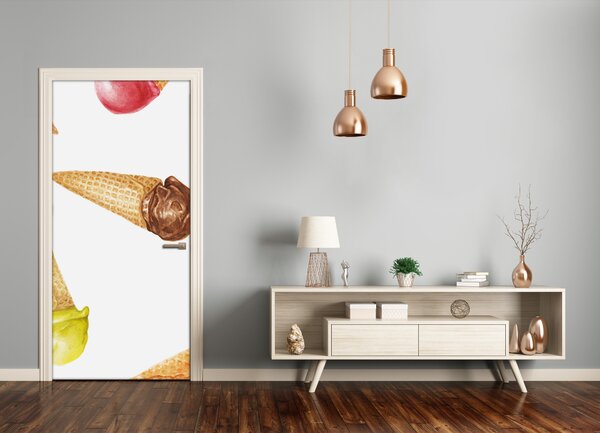 Fototapeta na dvere samolepiace zmrzilna vafle 85x205 cm
