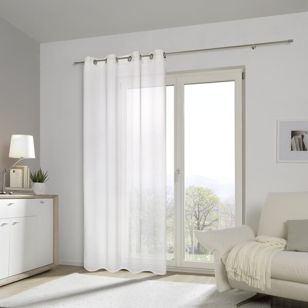 ZÁVES S OČKAMI, priehľadné, 140/245 cm Boxxx - Záclony & závesy