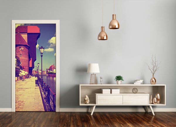 Fototapeta samolepiace na dvere Gdaňsk Poľsko 95x205 cm
