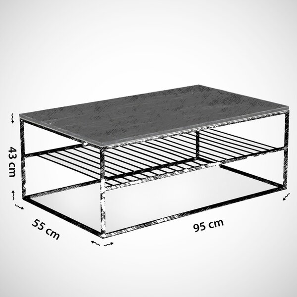 Kalune Design Konferenčný stolík Etna biely
