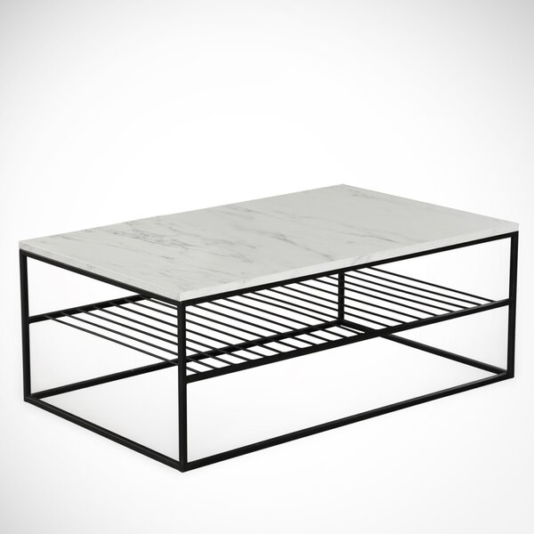 Kalune Design Konferenčný stolík Etna biely mramor