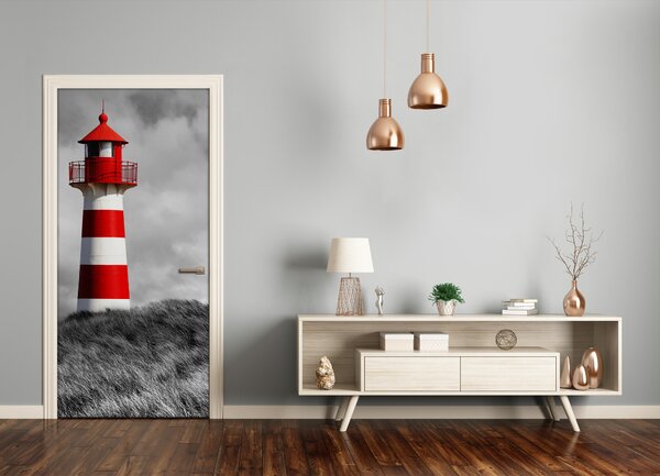 Fototapeta samolepiace na dvere morský maják 95x205 cm
