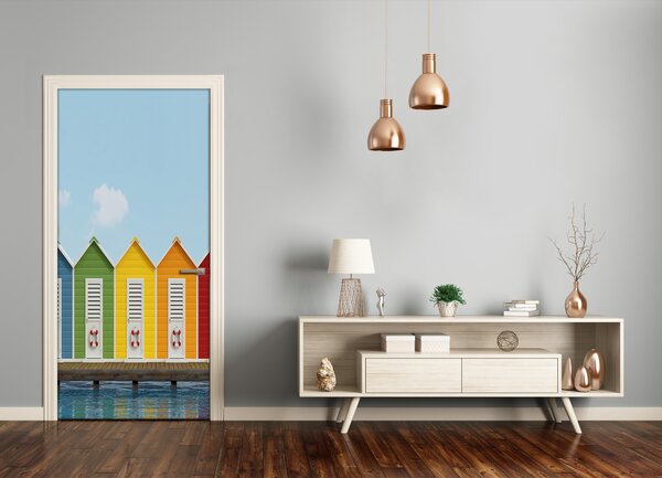 Fototapeta samolepiace na dvere kabíny pláž 85x205 cm