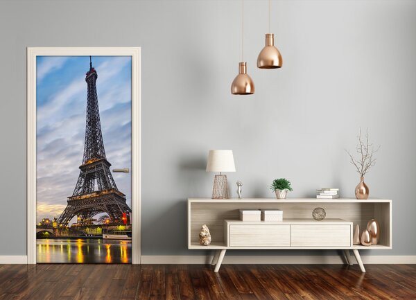 Fototapeta samolepiace na dvere Eiffelova veža 75x205 cm
