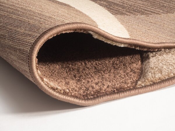 Spoltex , Kusový koberec Florida brown 9828, 120x170, hnedá, chodba / predsieň
